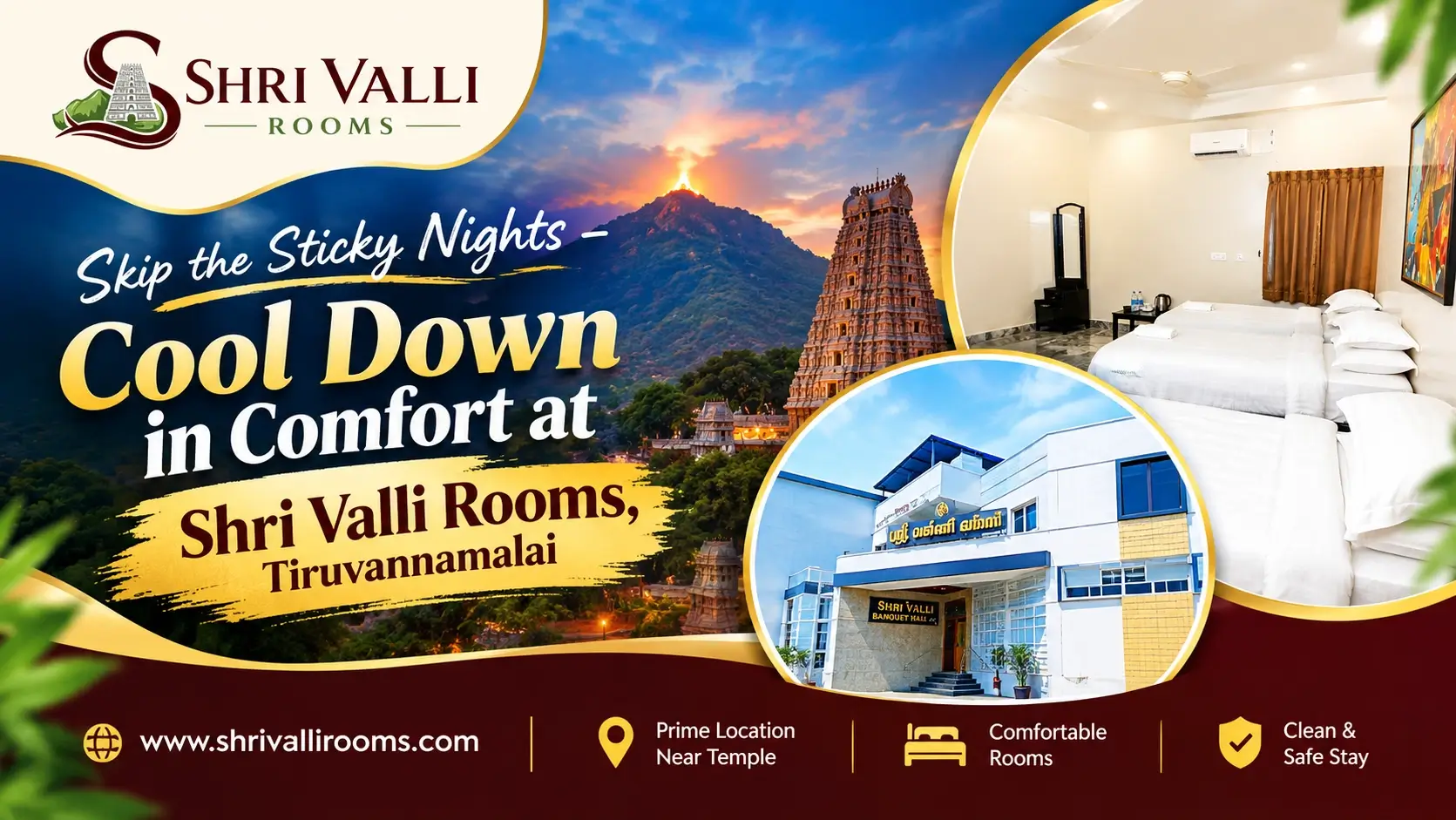 Beat the Heat in Style: Cool Comfortable Stays at Shri Valli Rooms